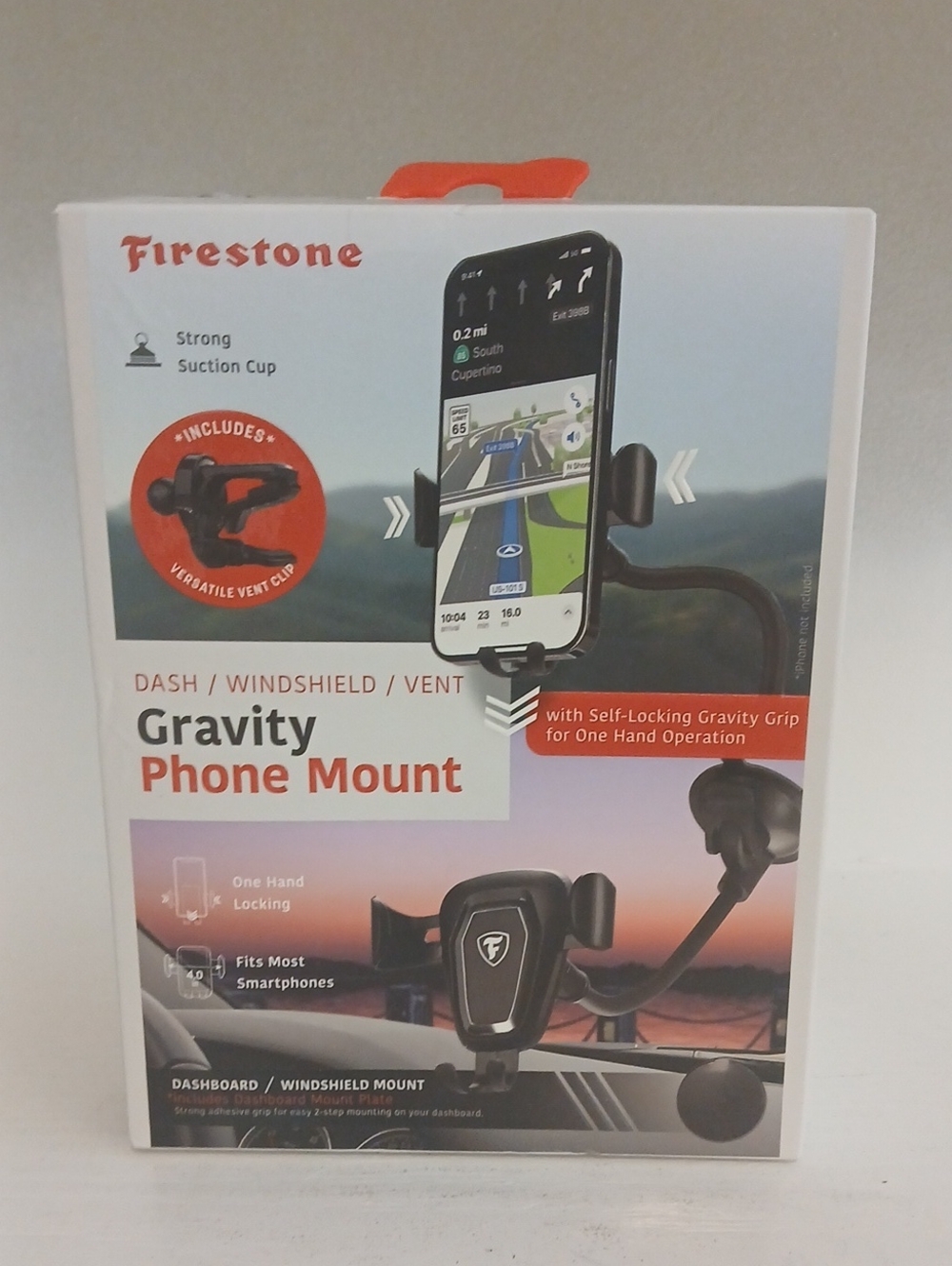 Firestone Gravity Phone Mount - Black